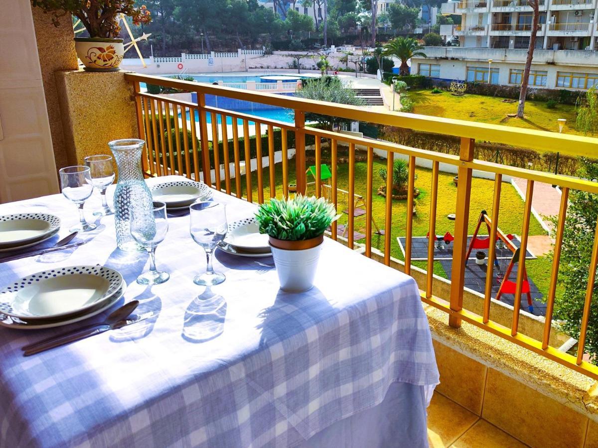 Luminoso Apartamento En Salou Con Terraza Y Parque Infantil Ideal Familias Exterior foto